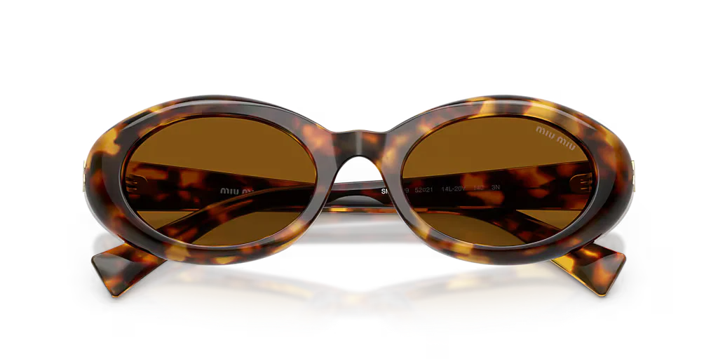 0MUB09S Sunglasses - Havana/Dark Bronze - Image 5