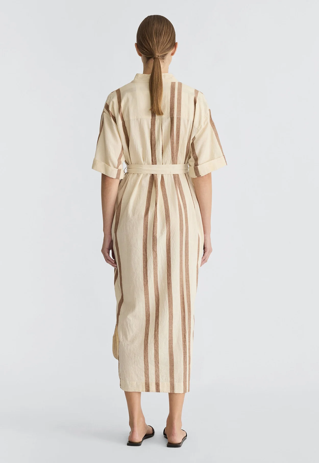 Alderton Cotton Dress - Ecru/Carabu - Image 3