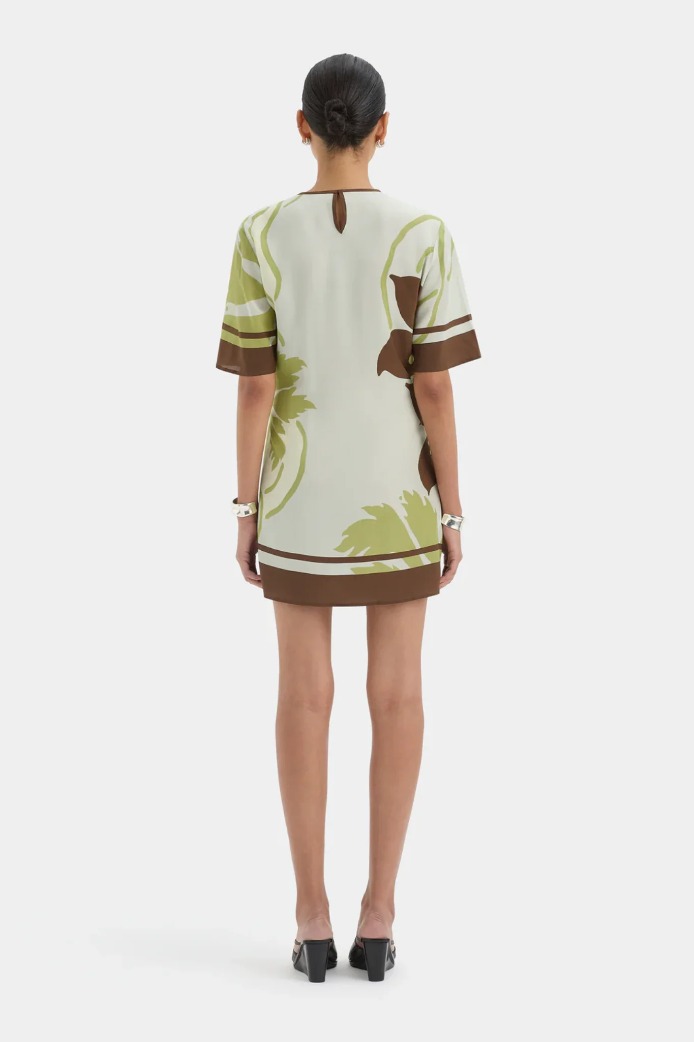 Amaia Mini Dress - Floral Vine - Image 3