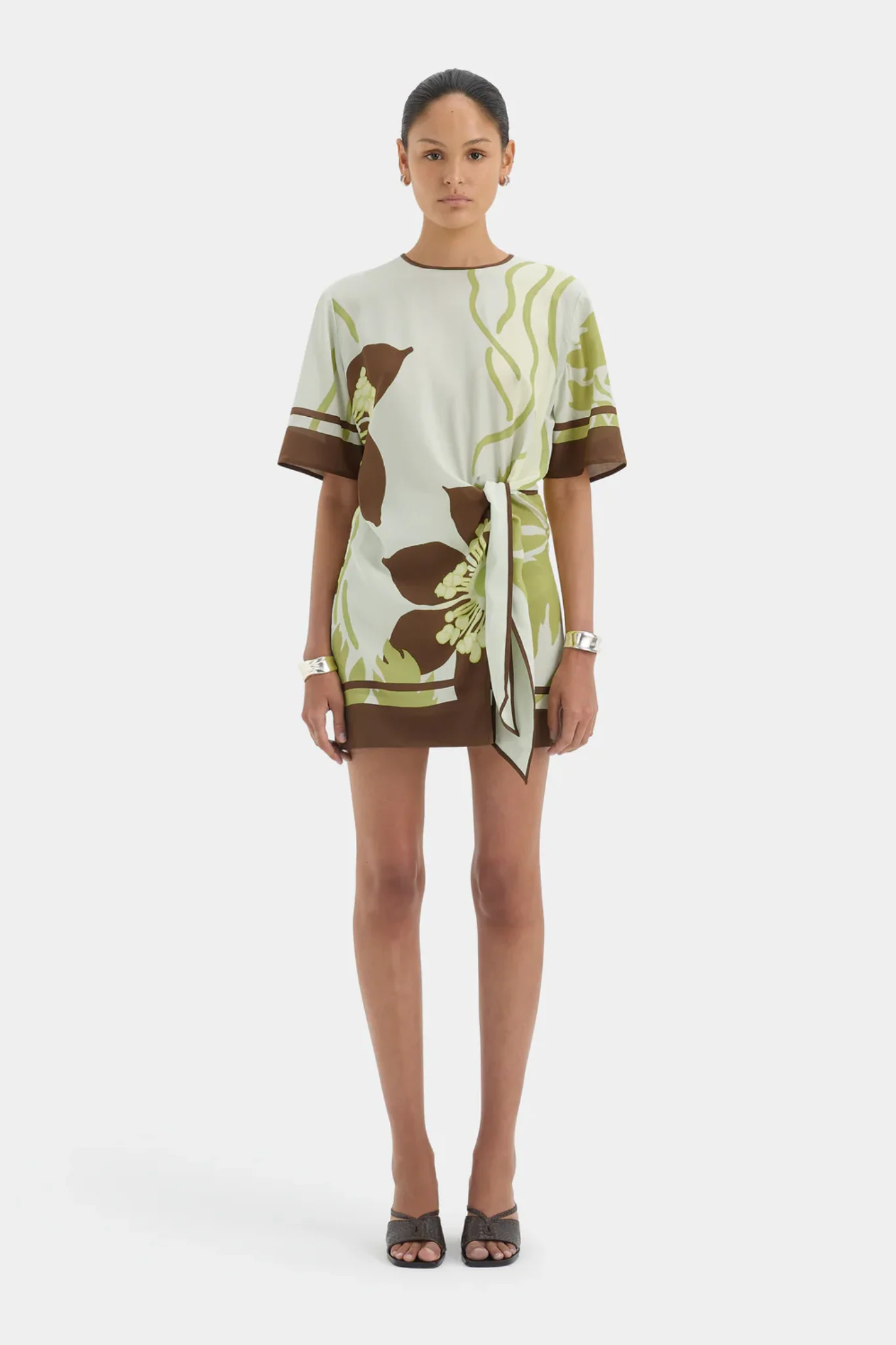 Amaia Mini Dress - Floral Vine - Image 4