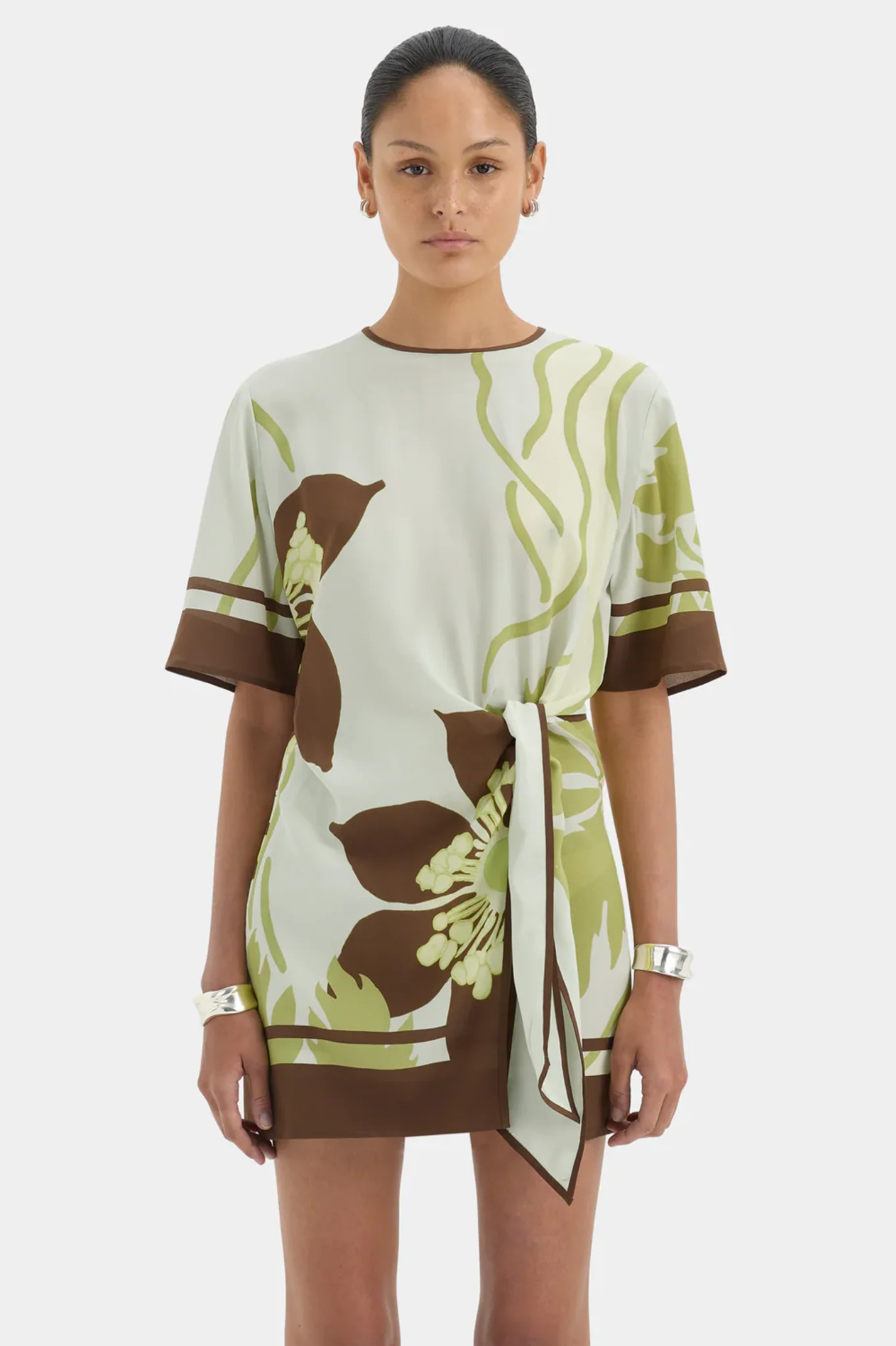 Amaia Mini Dress - Floral Vine - Image 6