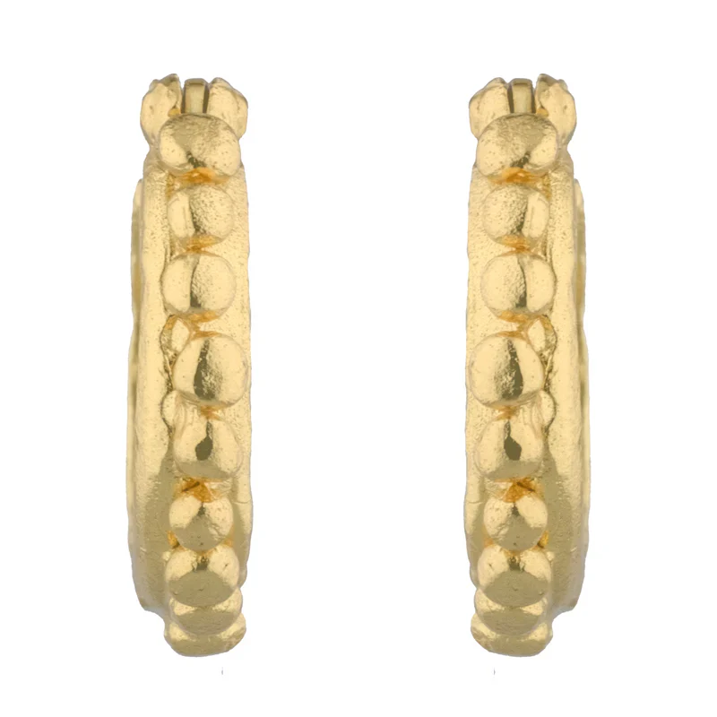 Angelica Hoops - 18K Gold Plated - Image 4
