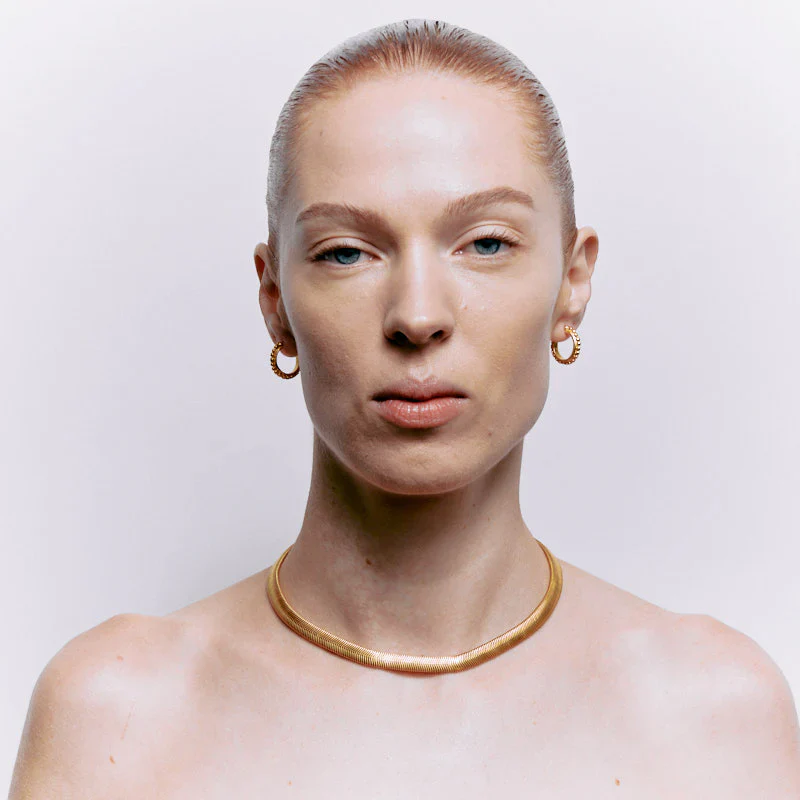 Angelica Hoops - 18K Gold Plated - Image 5