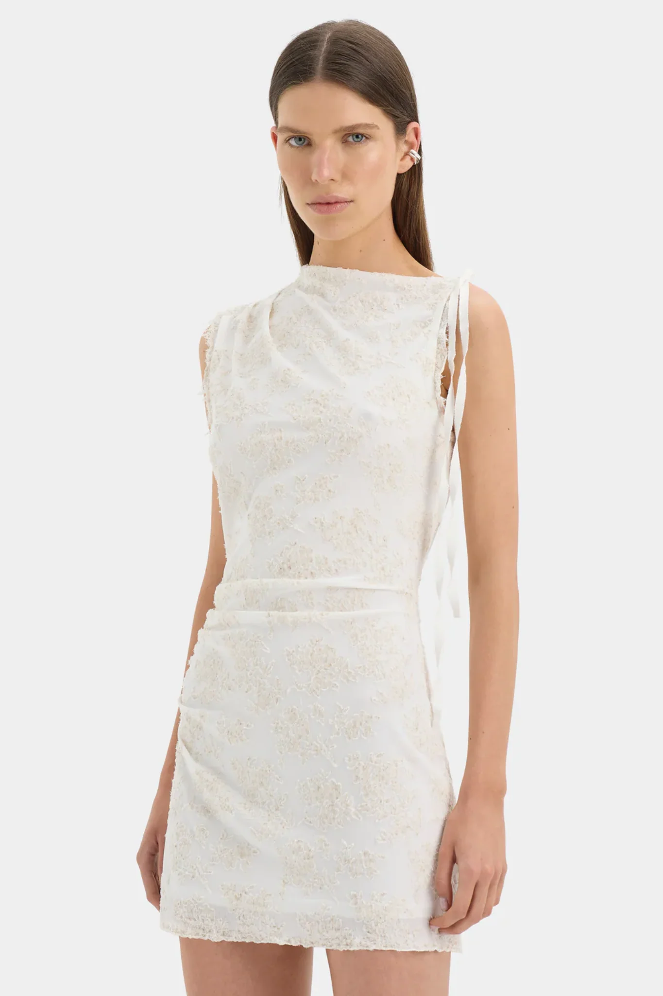 Blanca Mini Dress - Palmera Ivory - Image 6