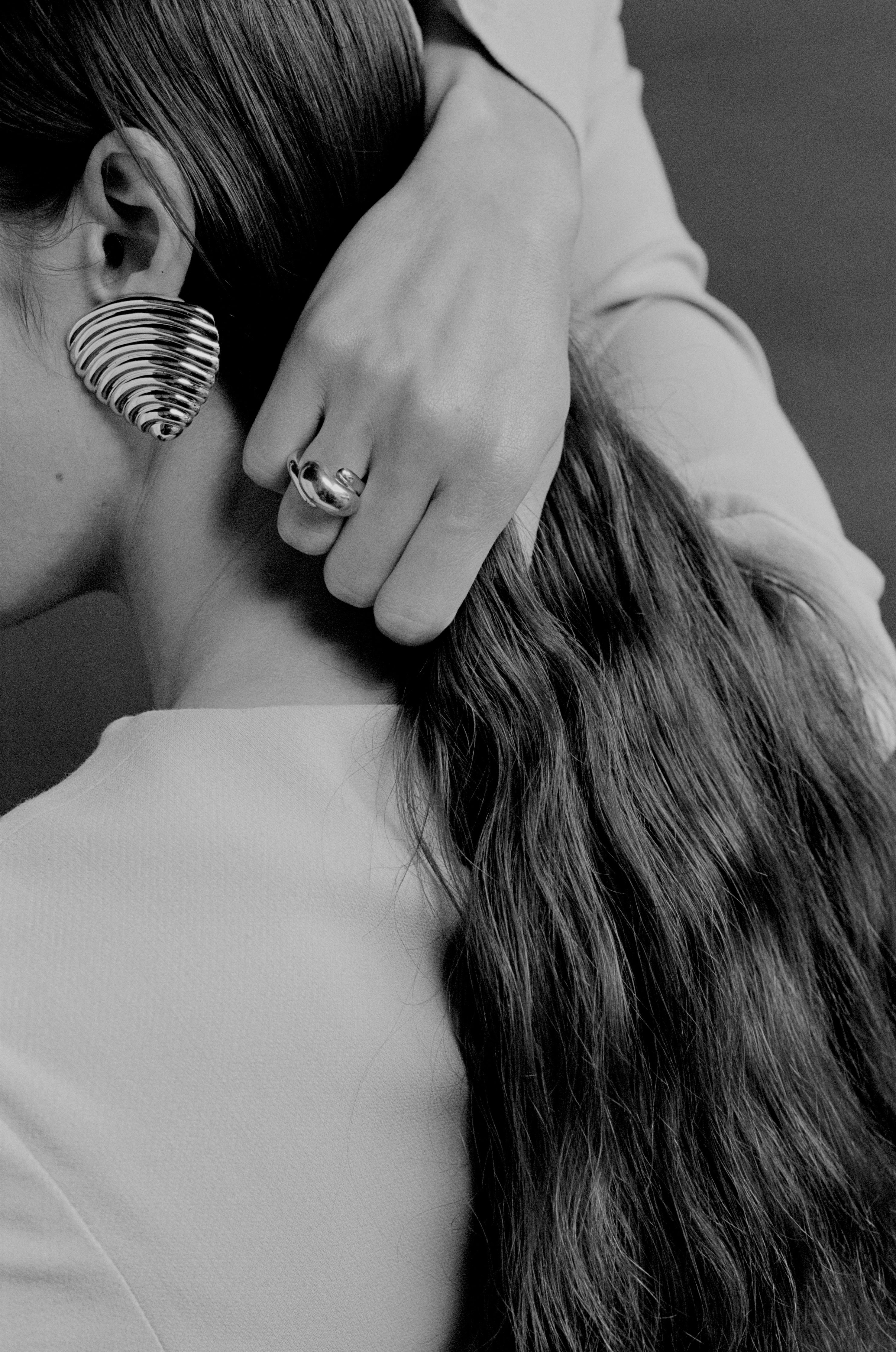 Celine Earrings - Silver - Image 4