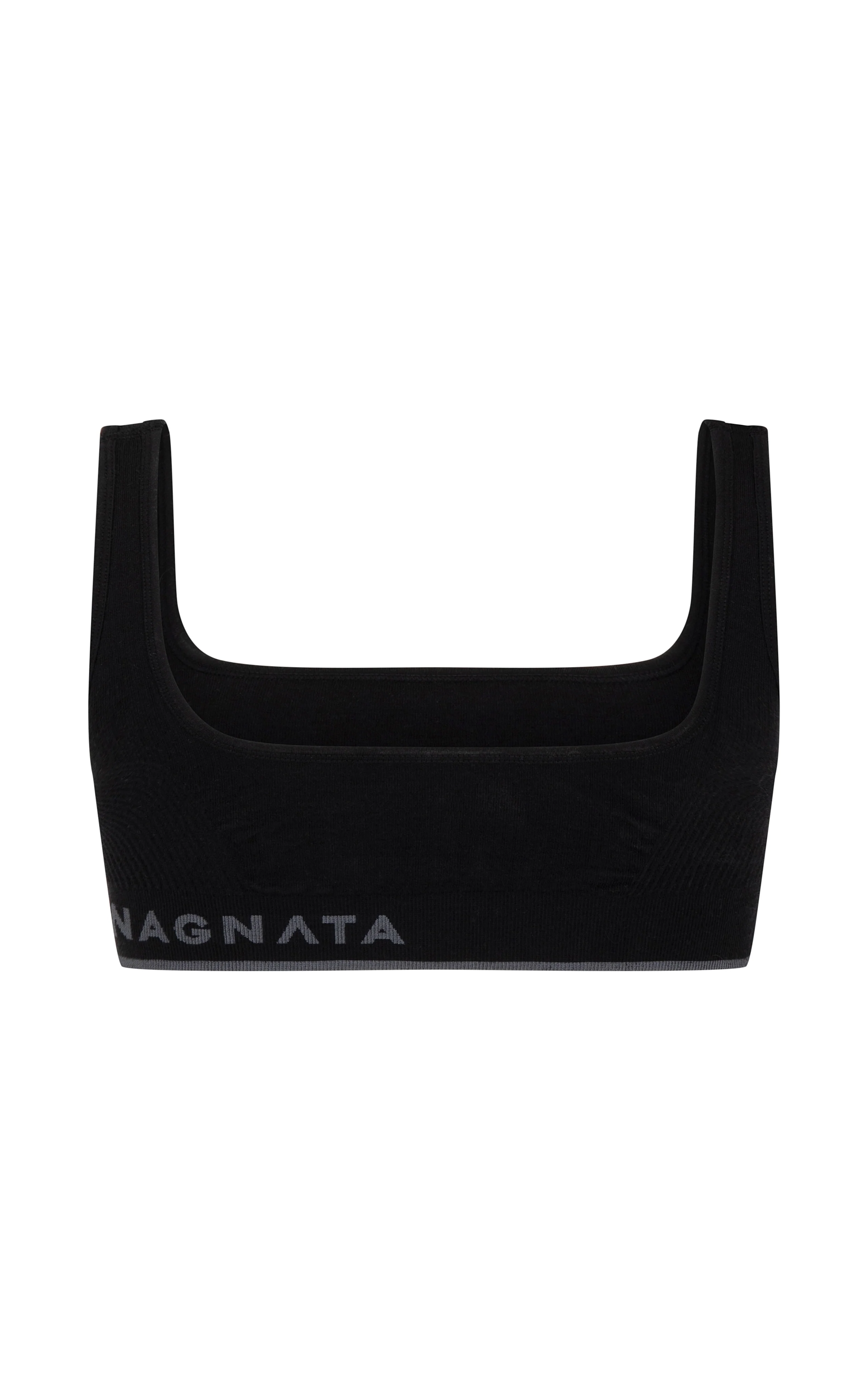 Classic Wool Bralet - Black - Image 5