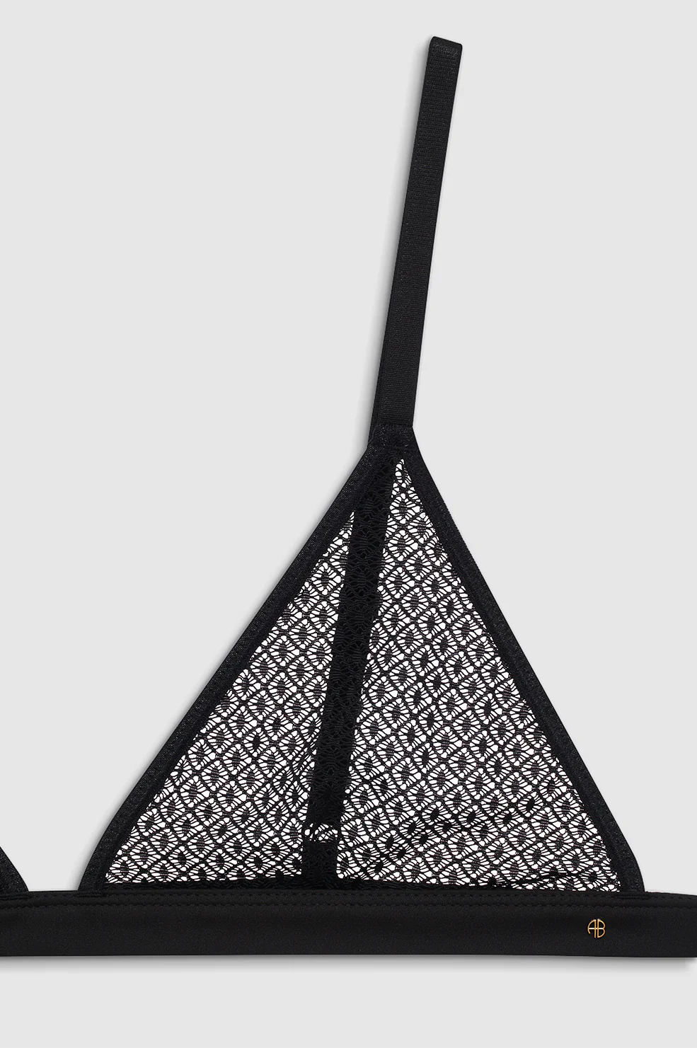 Eldra Bralette - Black Geometric Lace - Image 3