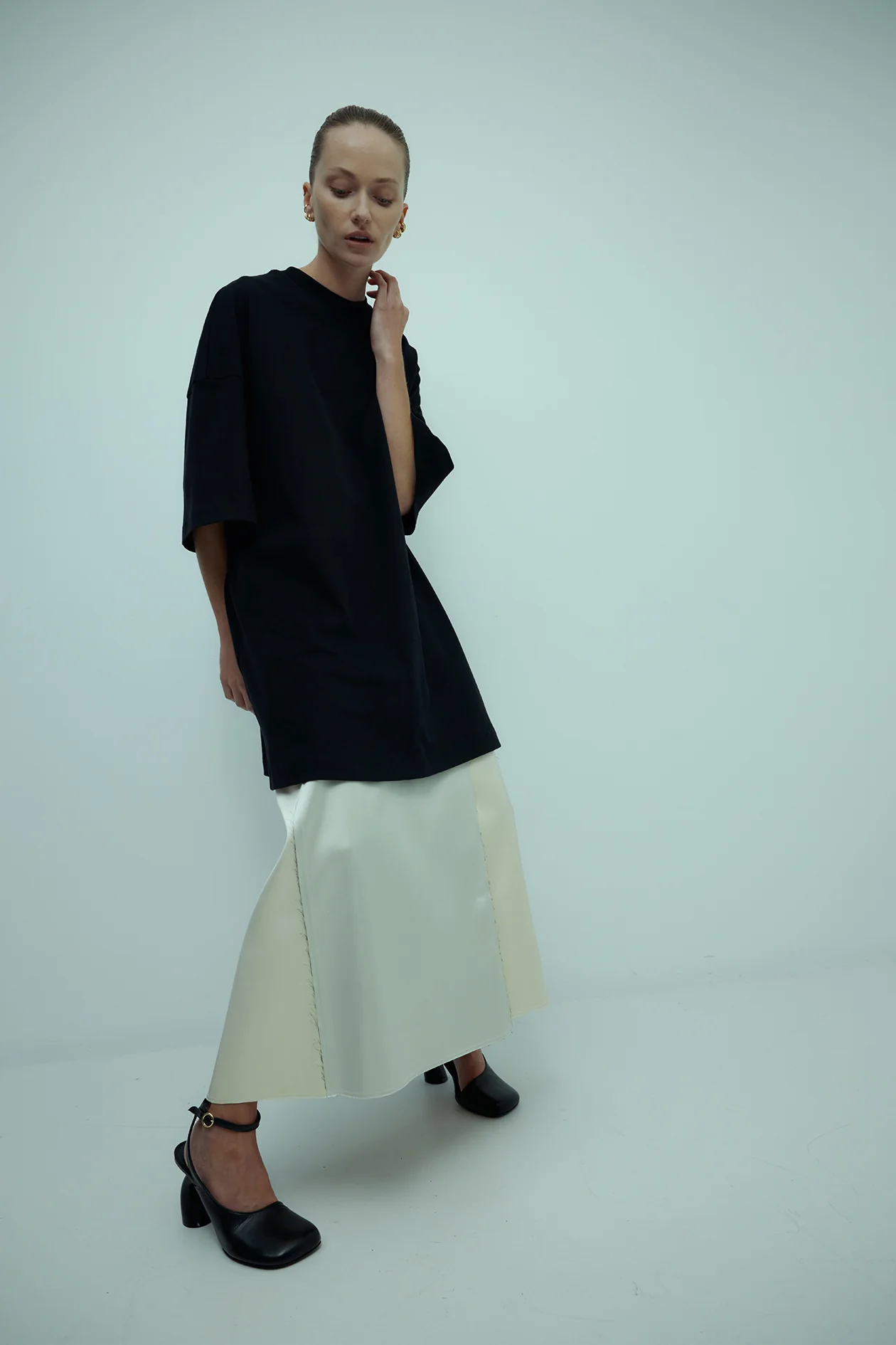 Gibson Tee Dress - Black - Image 3