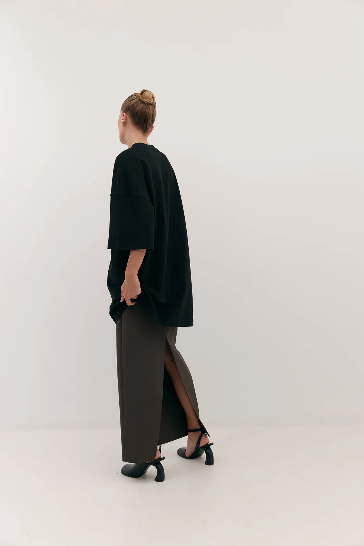Gibson Tee Dress - Black - Image 6