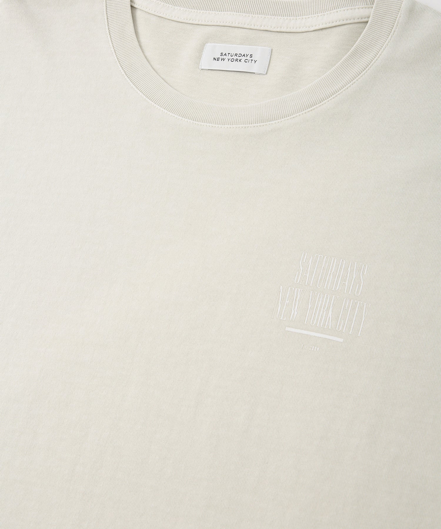 Slash Pigment Relaxed S/S Tee - Ivory - Image 3