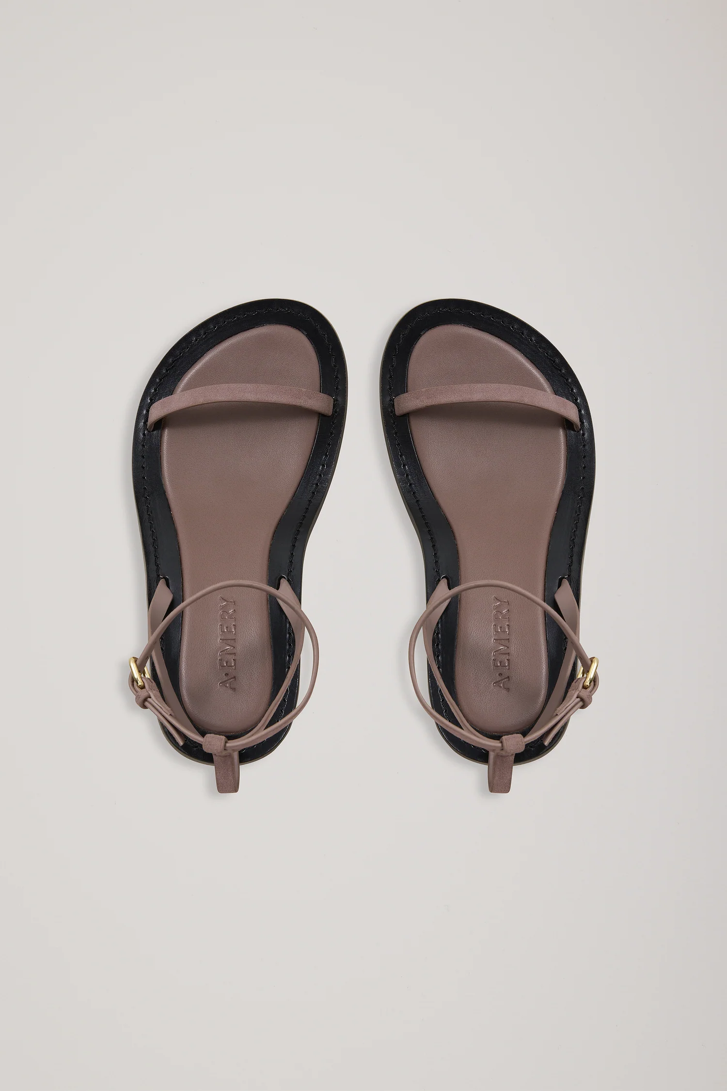 Idris Heeled Sandal - Putty Suede - Image 3