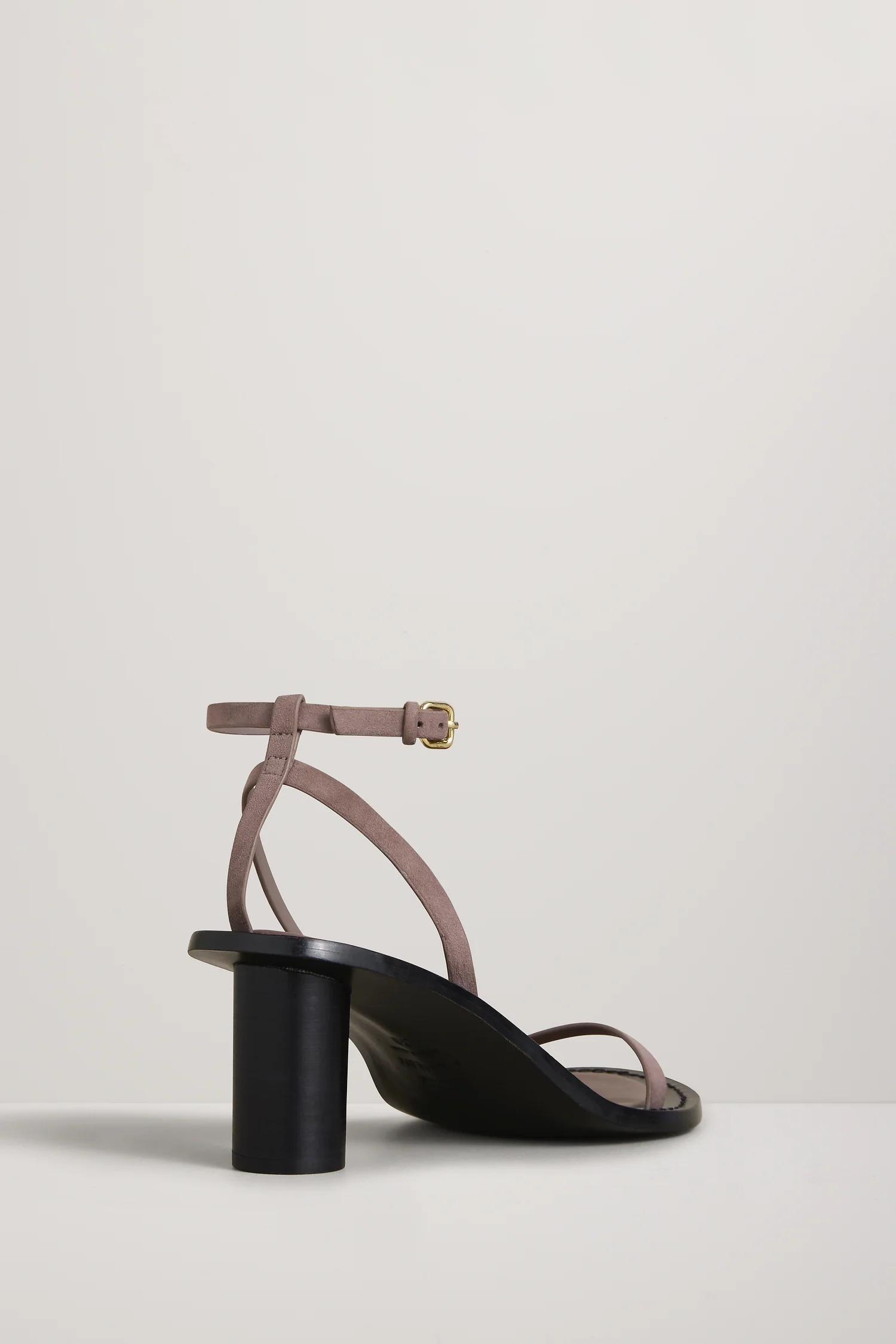 Idris Heeled Sandal - Putty Suede - Image 4