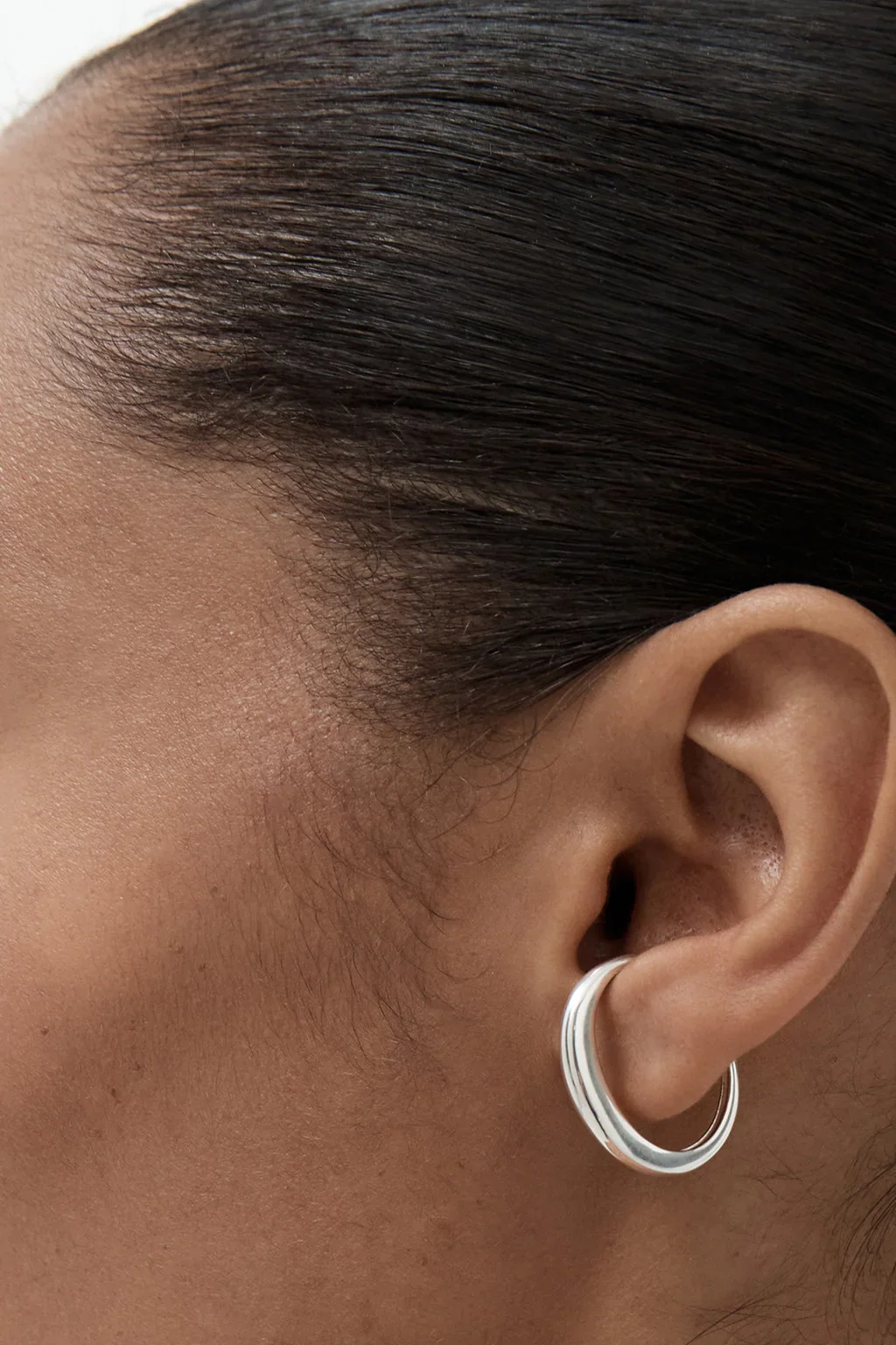 Jean Ear Cuff Large - Silver - Image 3