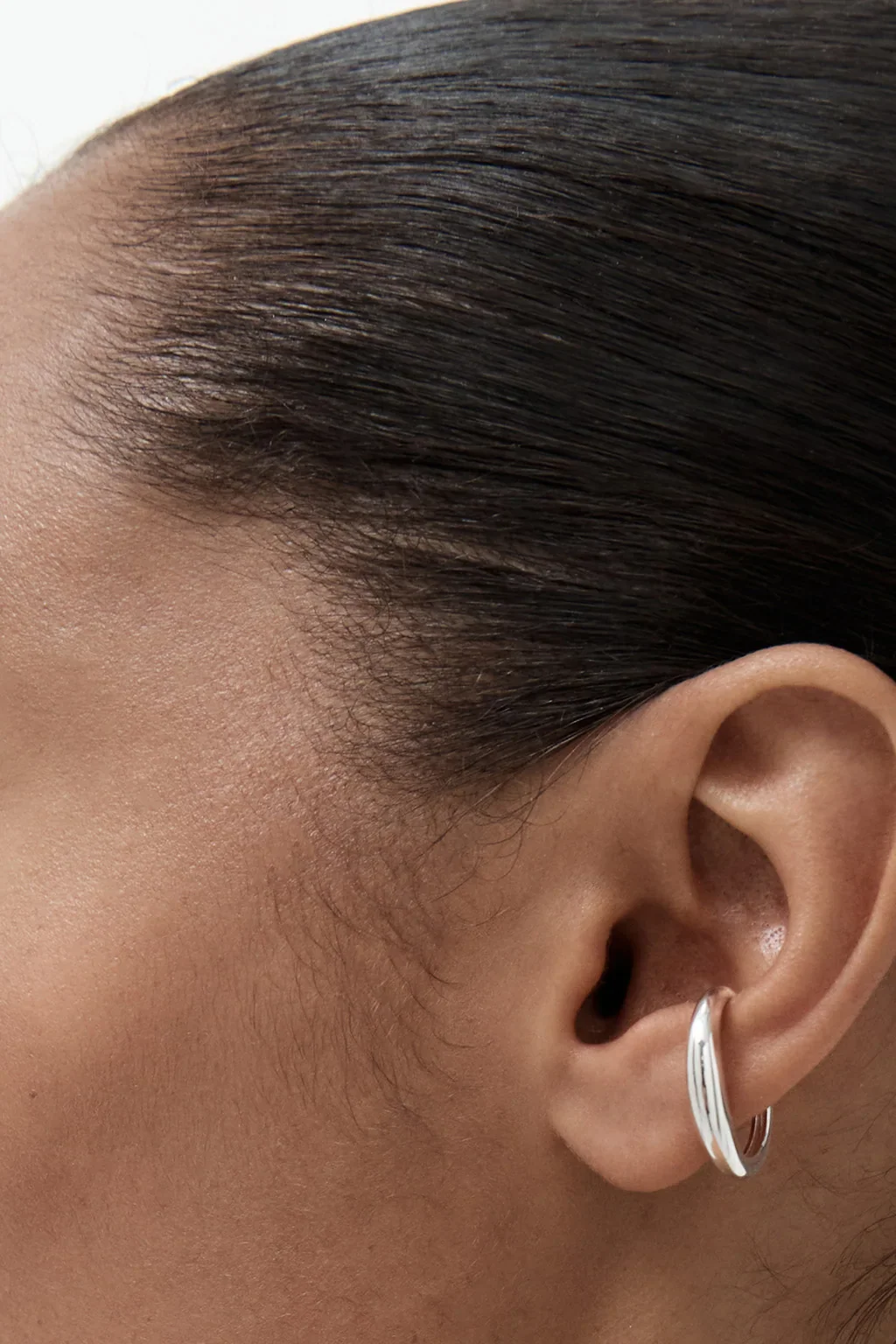 Jean Ear Cuff Small - Silver - Image 3