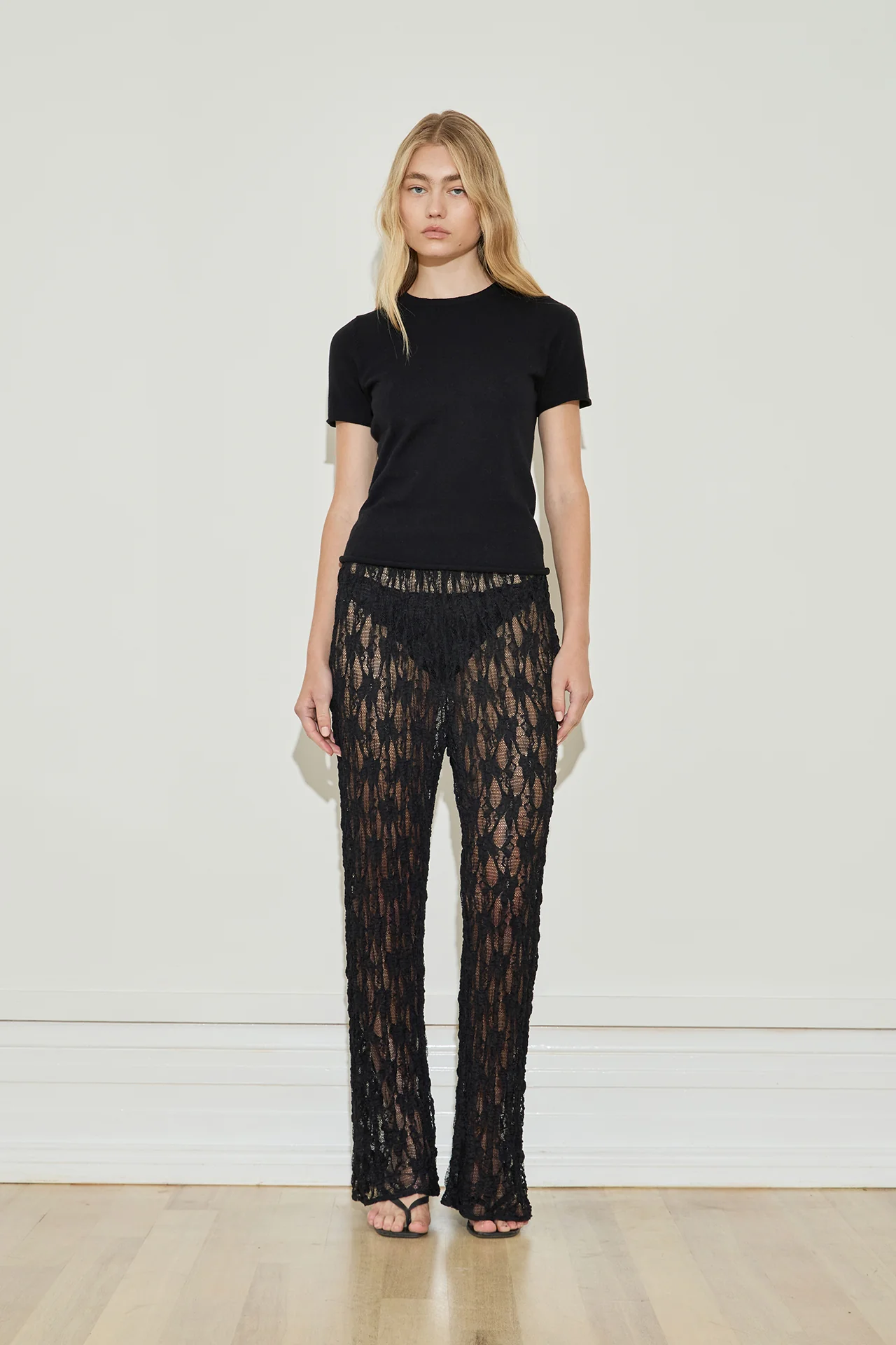 Lace Pant - Black - Image 3
