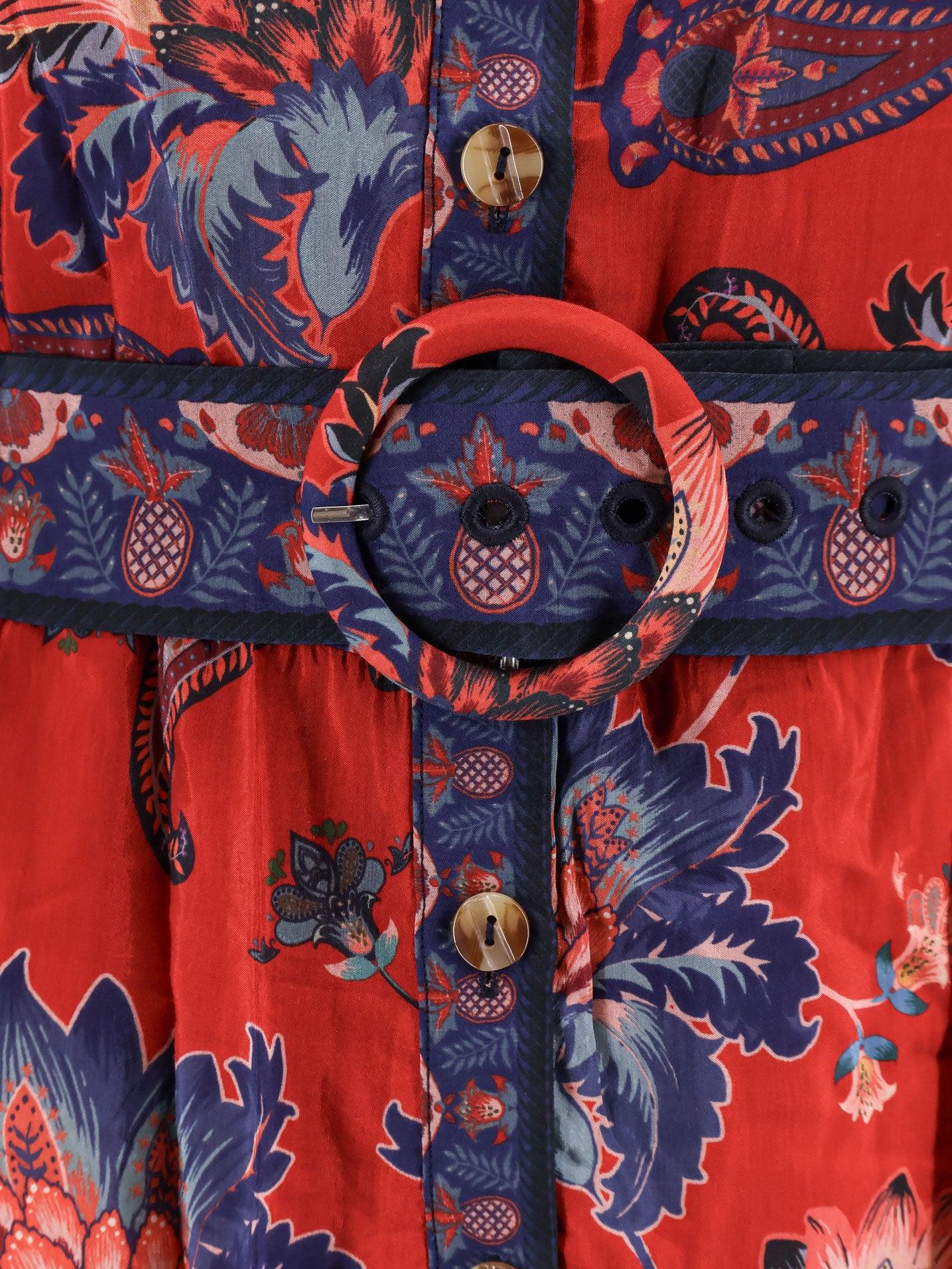 Luang Red Mini Dress - Image 4
