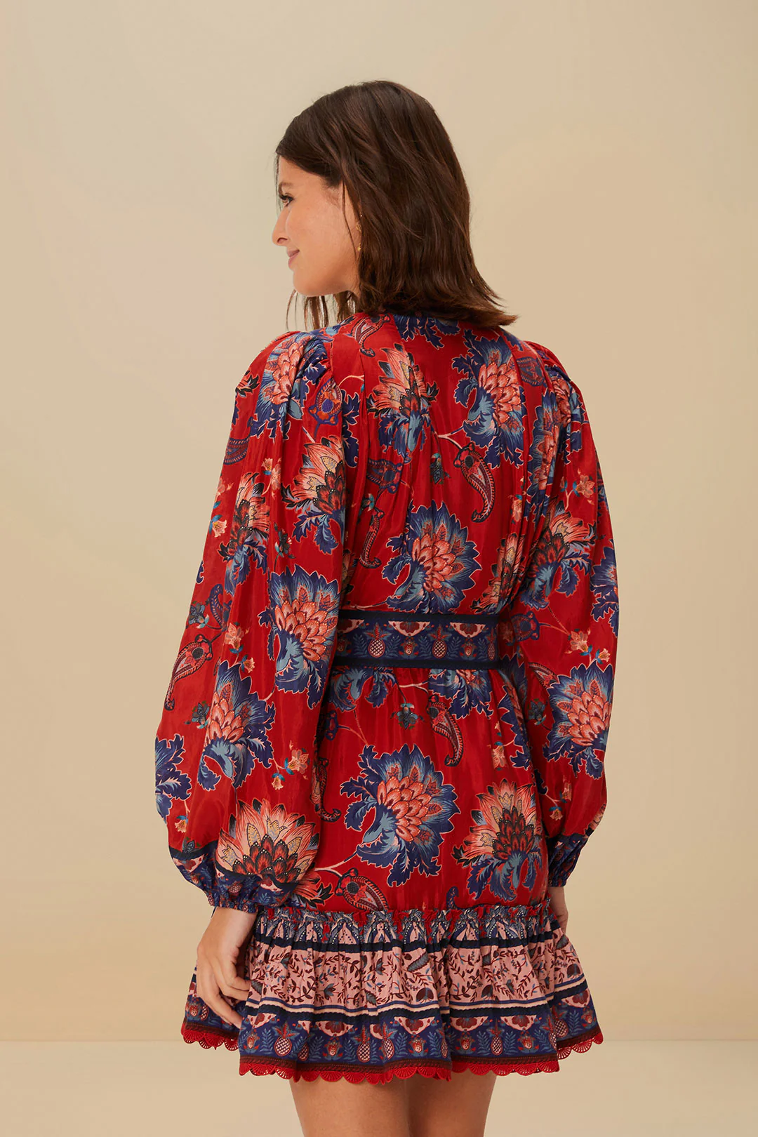 Luang Red Mini Dress - Image 5