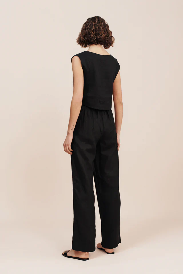 Martina Crop Top - Black - Image 5