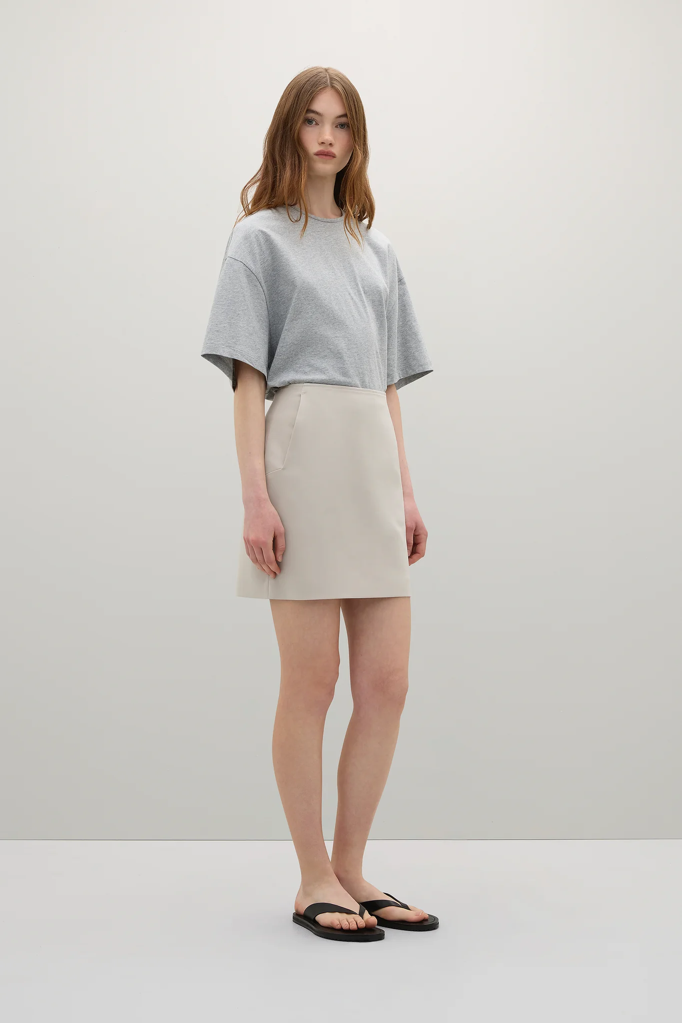 Mika Tee - Grey Melange - Image 4