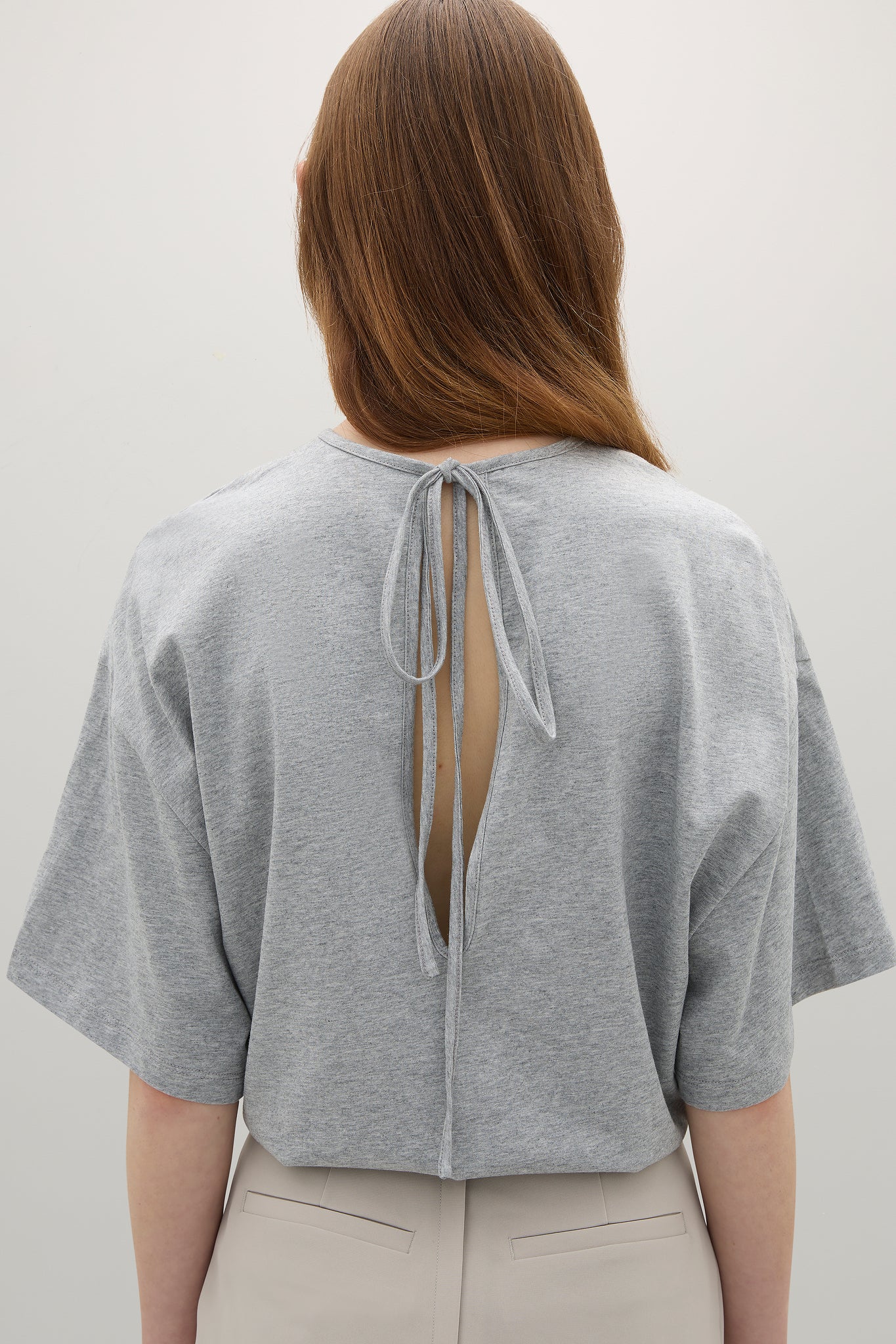 Mika Tee - Grey Melange - Image 5