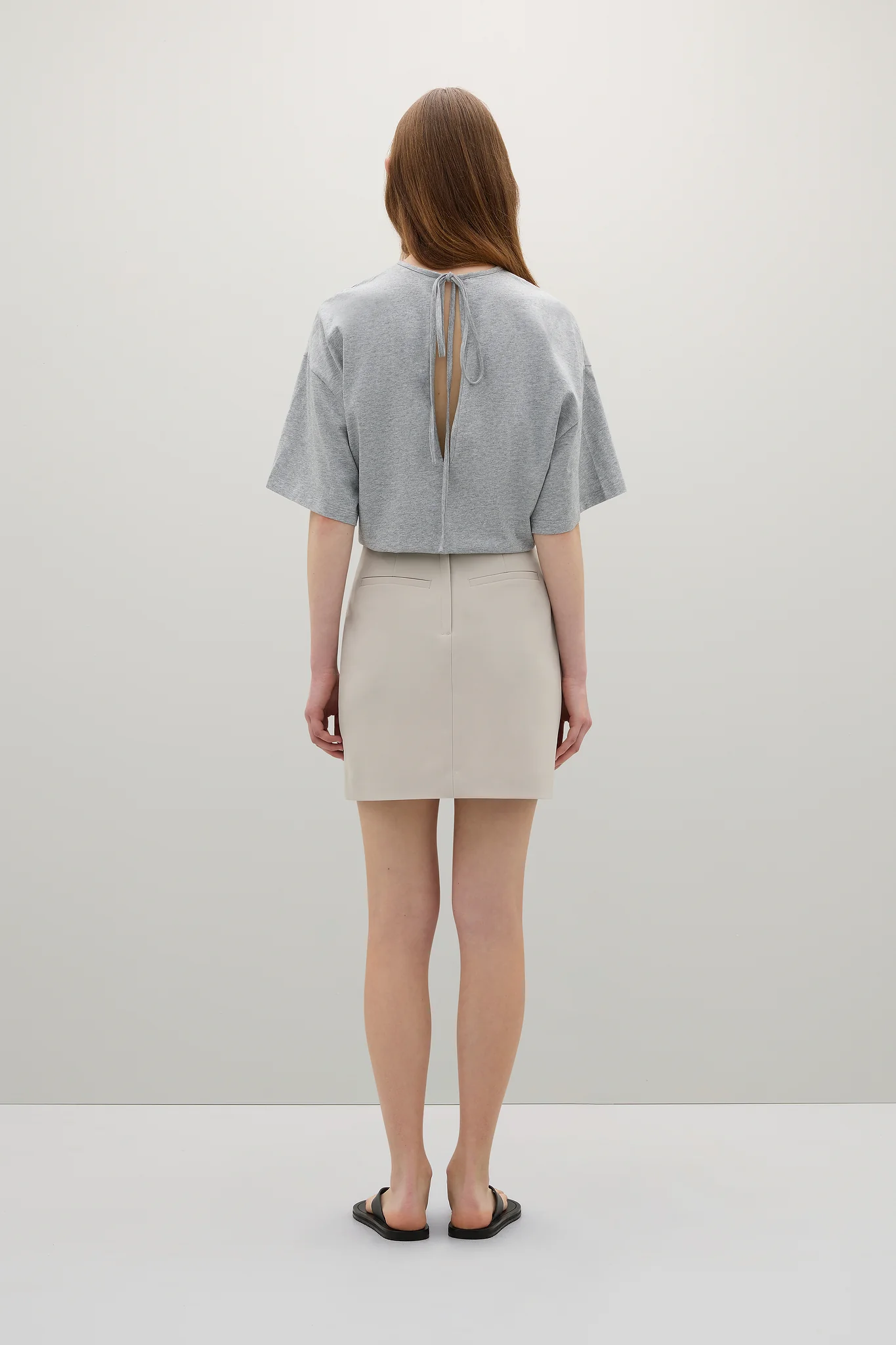 Mika Tee - Grey Melange - Image 6