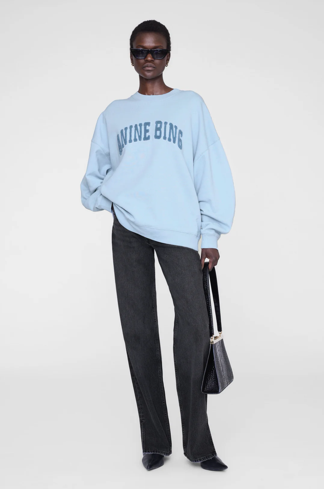 Miles Sweatshirt - Pale Blue - Image 4
