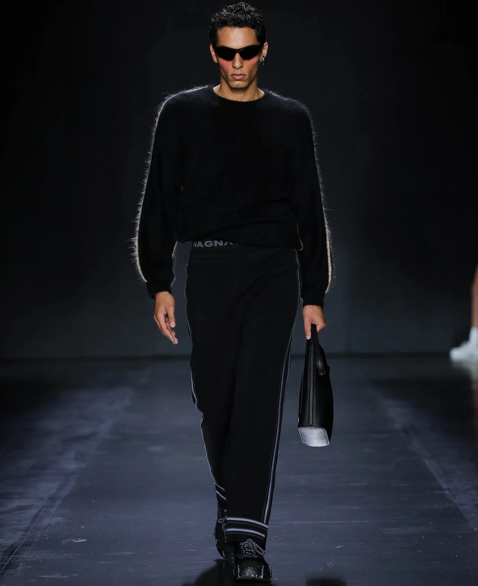Organic Motley Track Pant - Black - Image 5