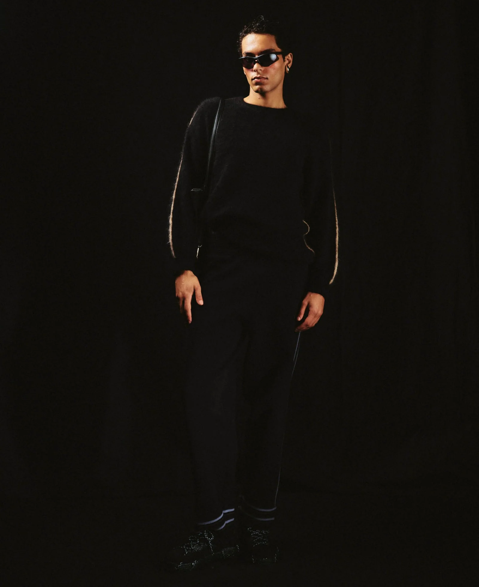 Organic Motley Track Pant - Black - Image 6