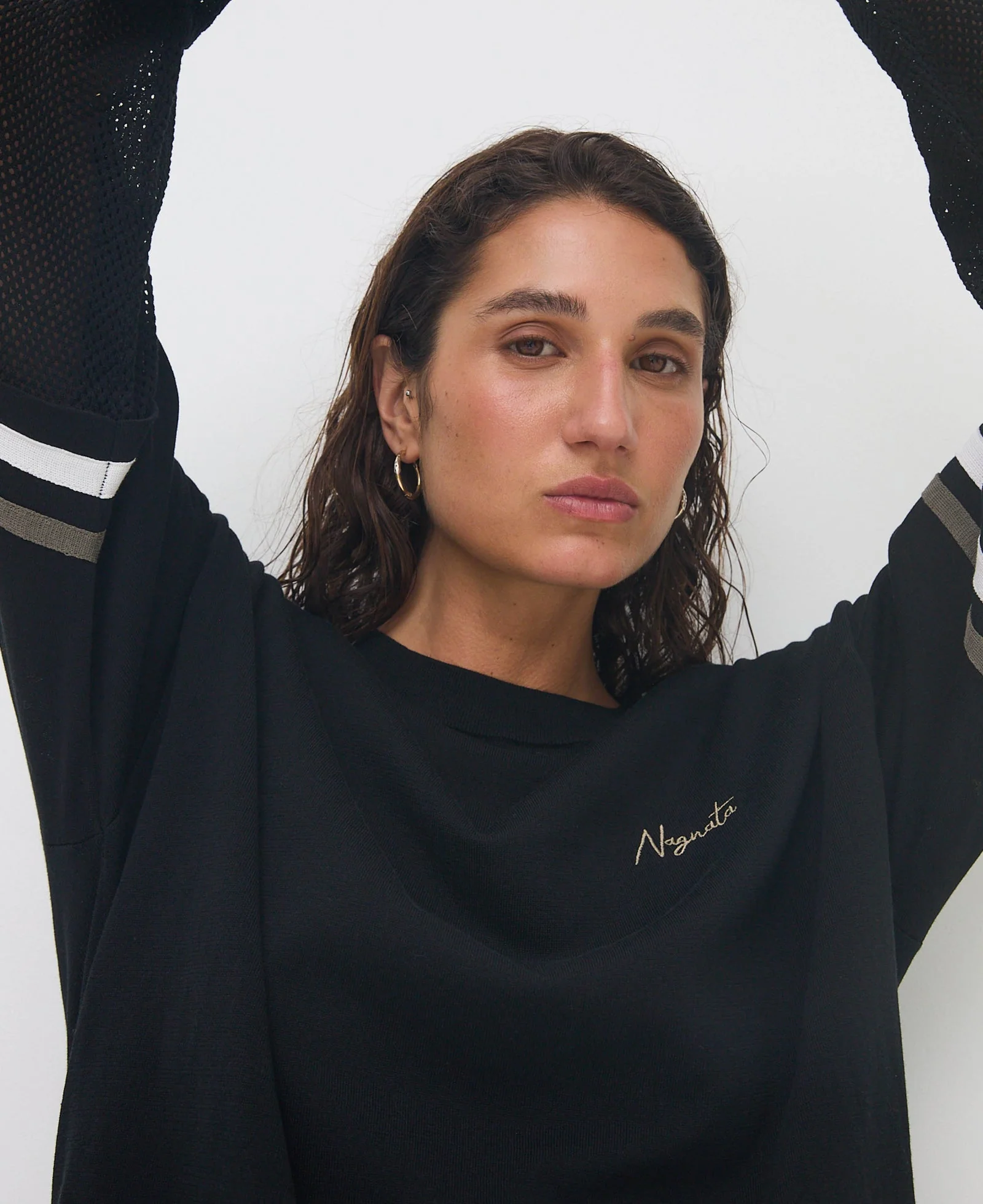 Organic Mesh Jersey - Black - Image 5