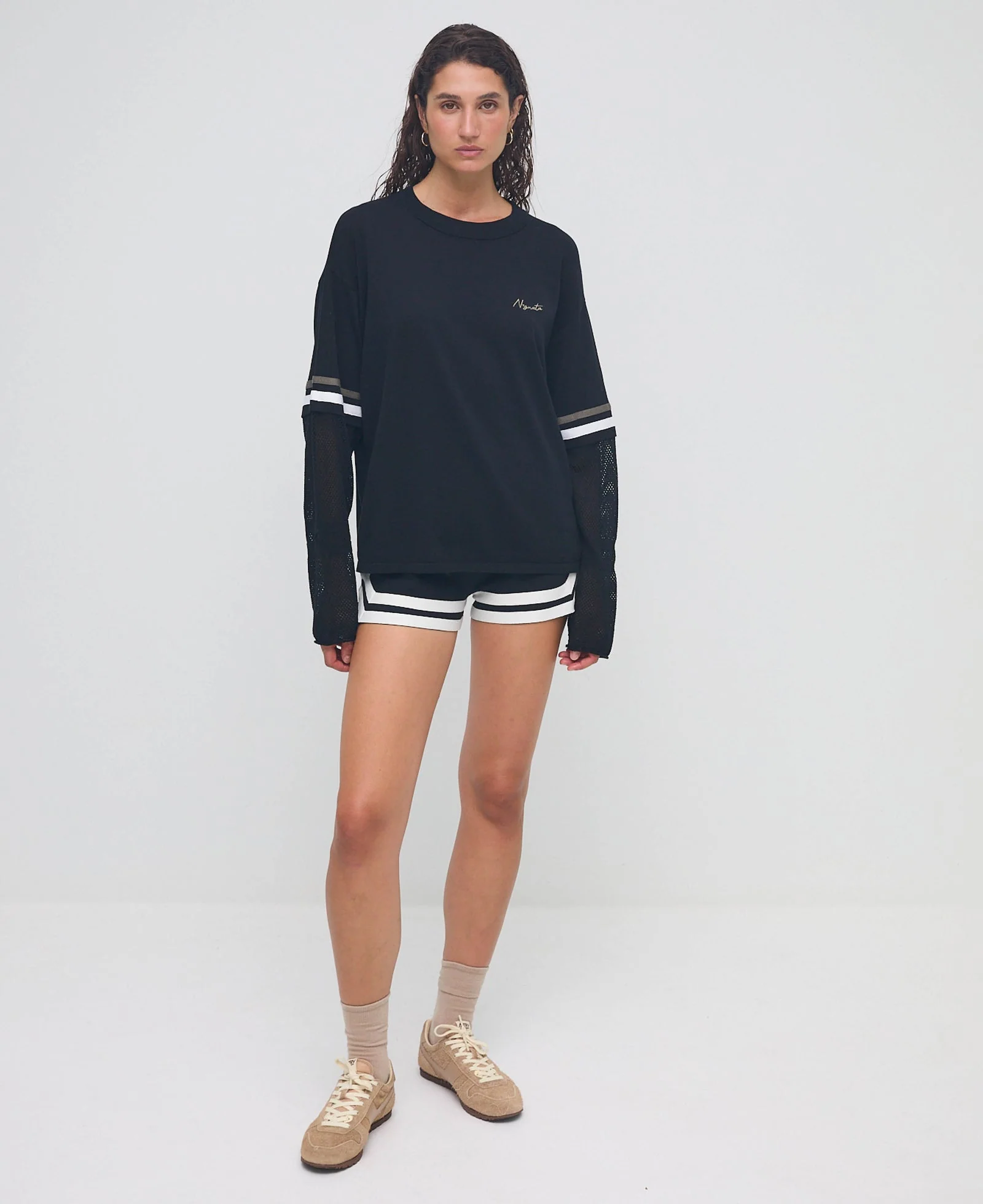 Organic Mesh Jersey - Black - Image 6