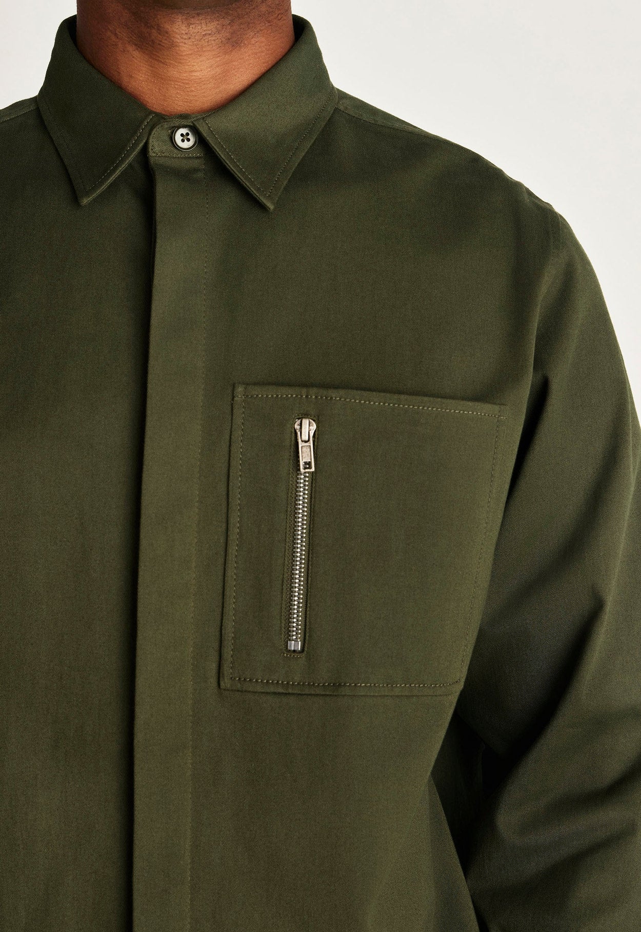 Pacer Cotton Shirt - Hunter - Image 3