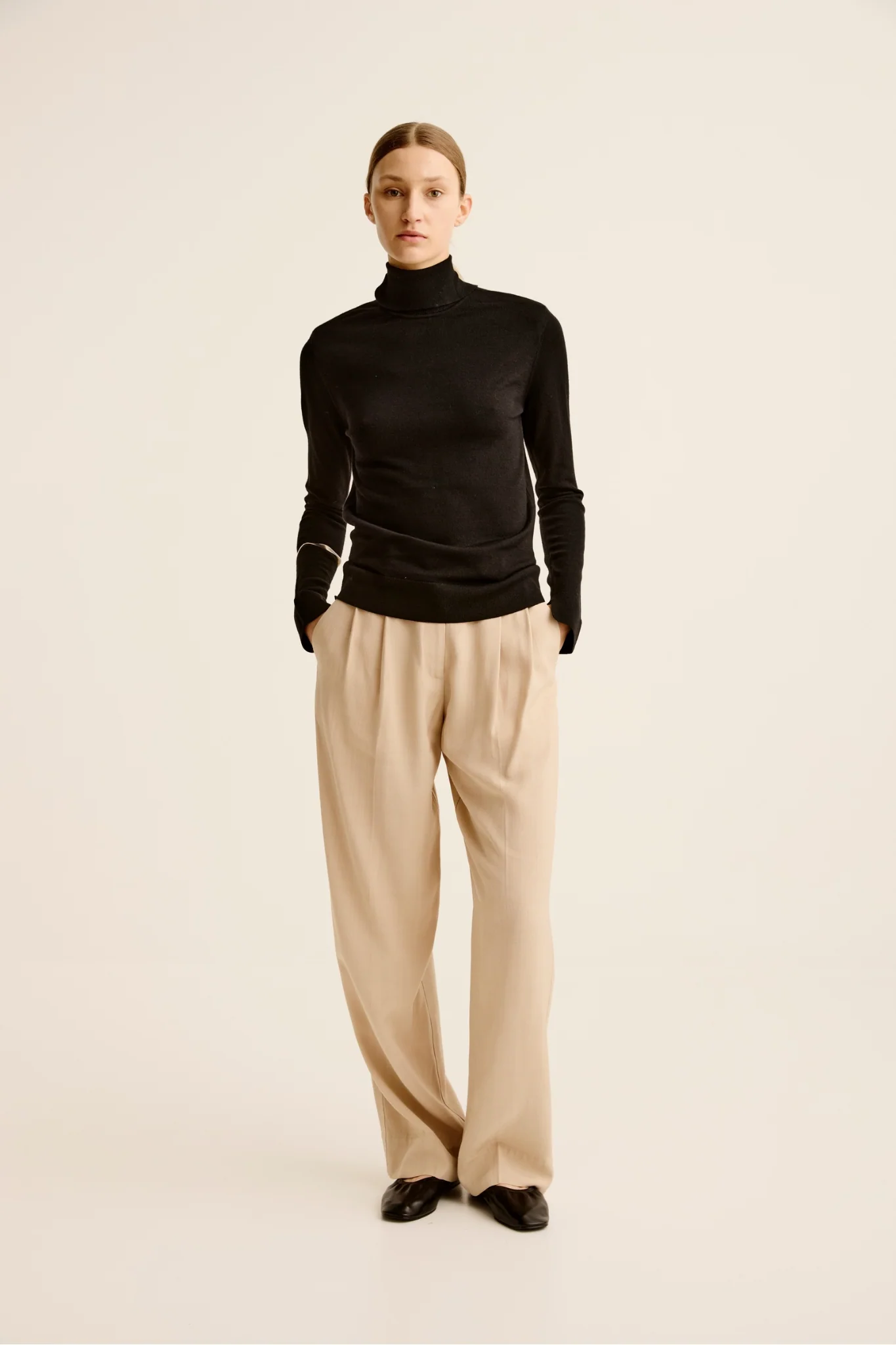 Ria Turtleneck - Black - Image 3
