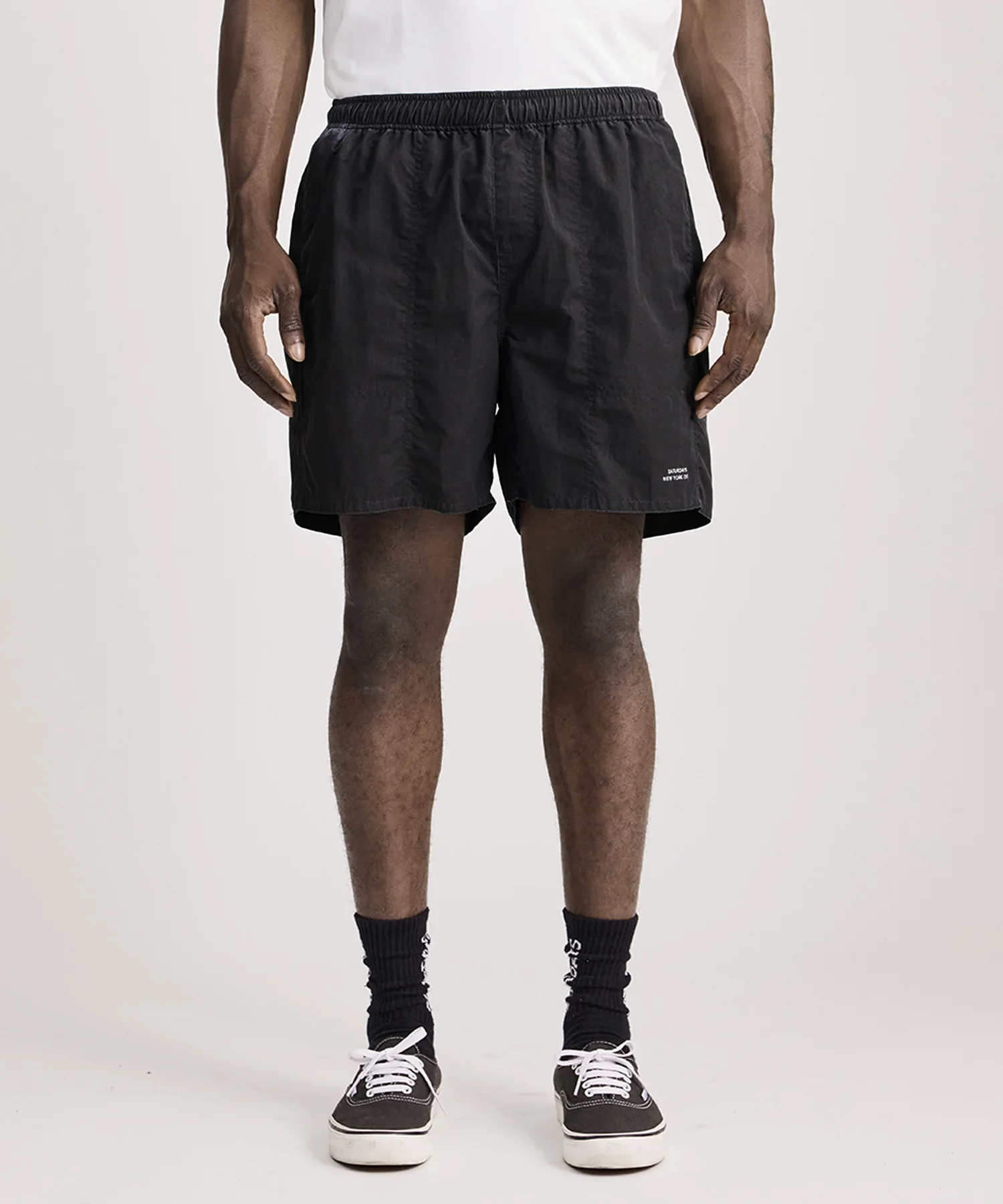 Talley Washed Swim Short - Charcoal - Image 3