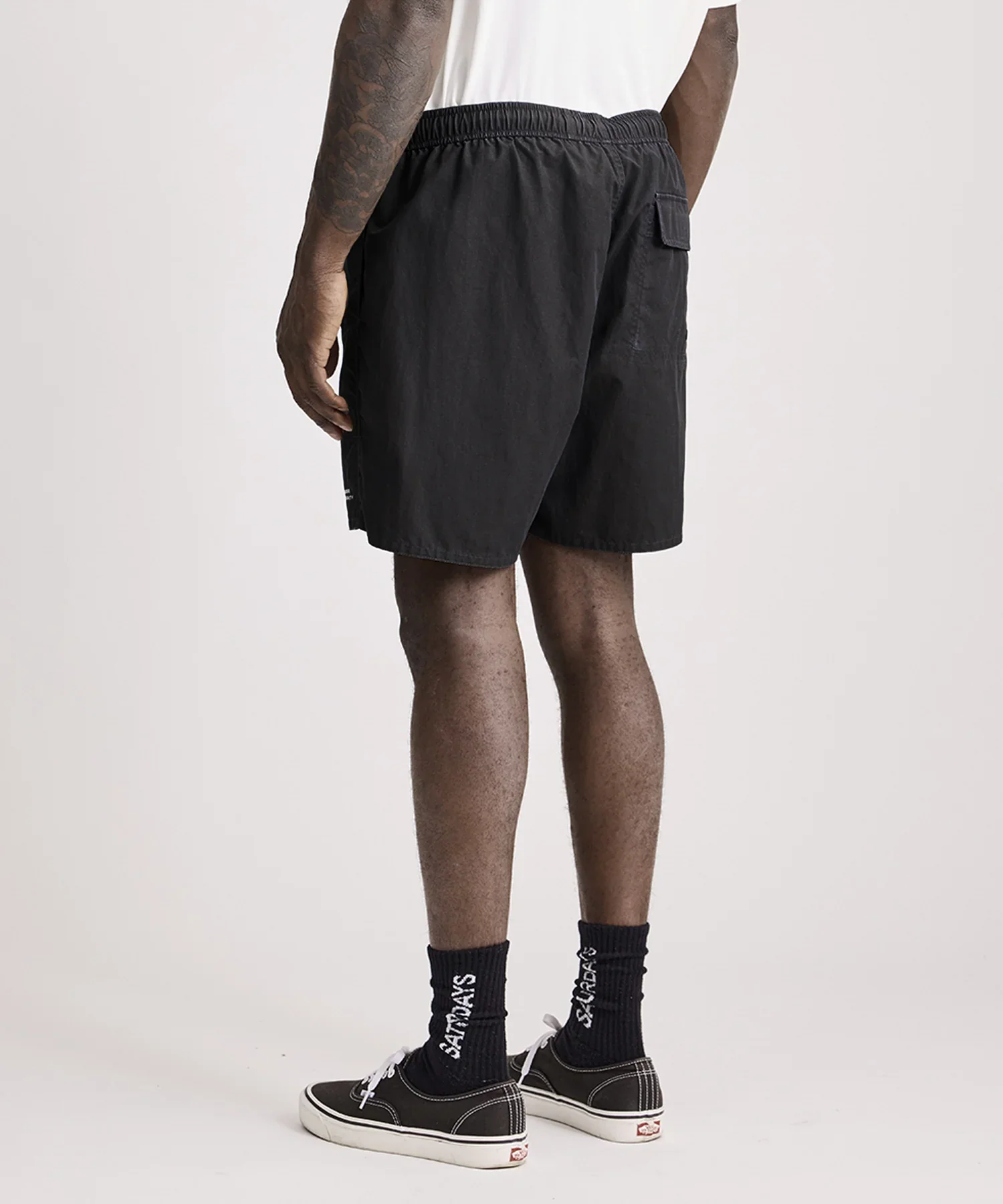 Talley Washed Swim Short - Charcoal - Image 4