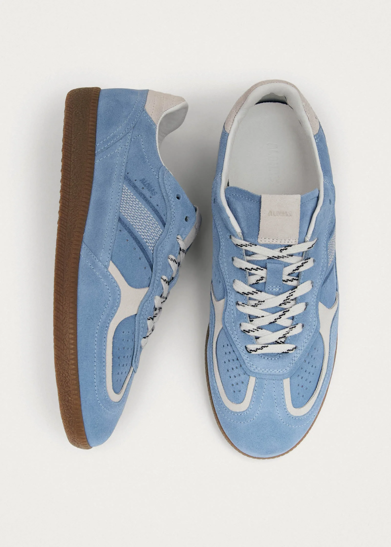 Tb.490 Rife Cornflower Blue Cream Leather Sneakers - Image 4