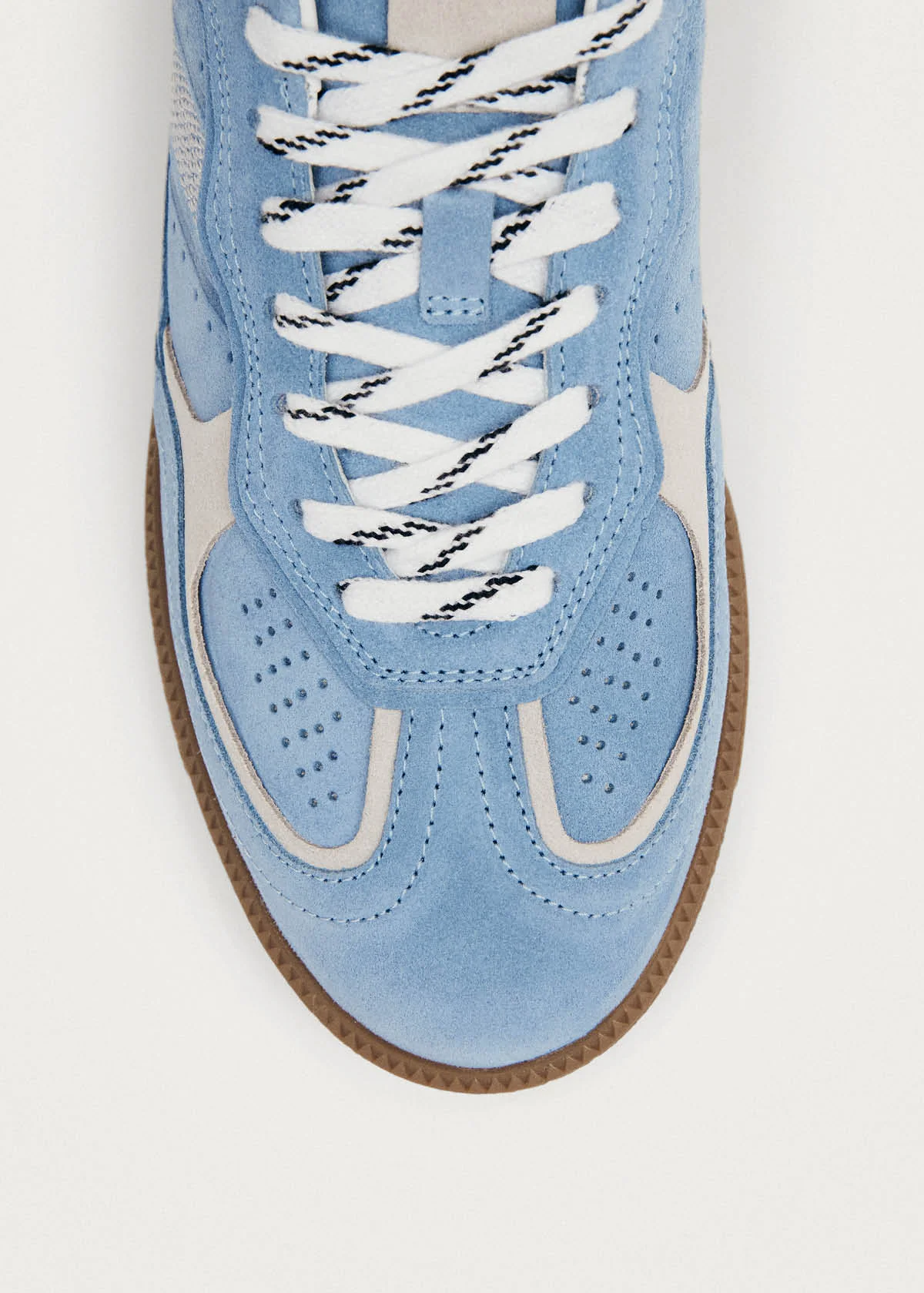 Tb.490 Rife Cornflower Blue Cream Leather Sneakers - Image 6