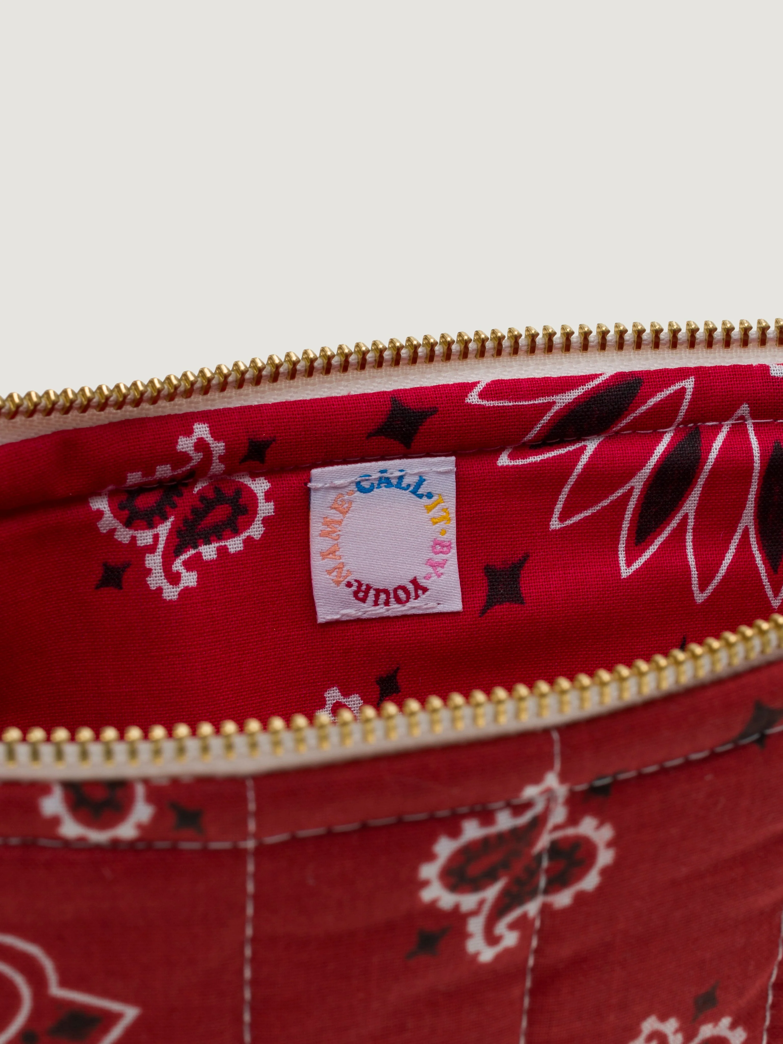 Zipped Heart Pouch - Vintage Red/Real Red - Image 3