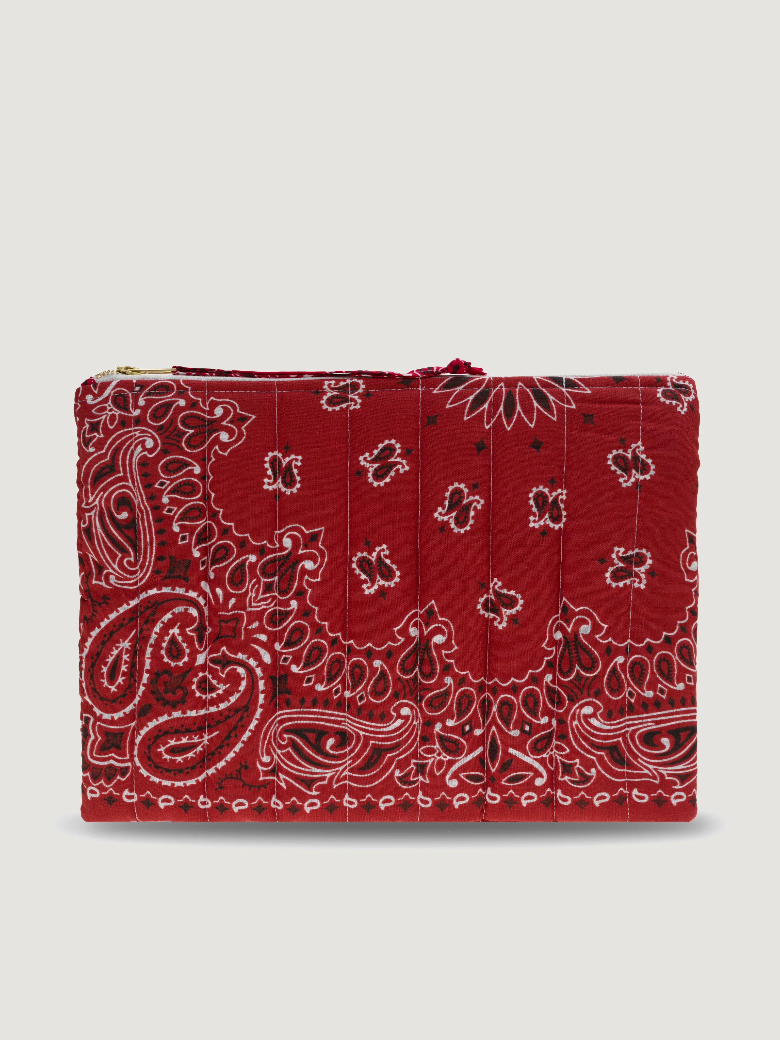 Zipped Heart Pouch - Vintage Red/Real Red - Image 4